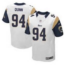 [Elite] Quinn St. Louis Football Team Jersey -St. Louis #94 Robert Quinn Jersey (White)