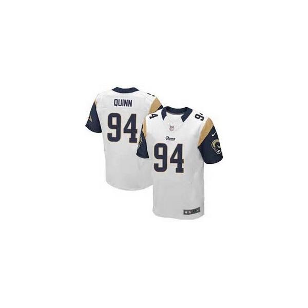 [Elite] Quinn St. Louis Football Team Jersey -St. Louis #94 Robert Quinn Jersey (White)