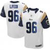 [Elite] Lfedi St. Louis Football Team Jersey -St. Louis #96 Martin Lfedi Jersey (White)