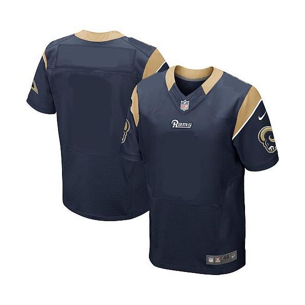 [Elite] St. Louis Football Team Jersey -St. Louis Jersey (Blank, Blue)