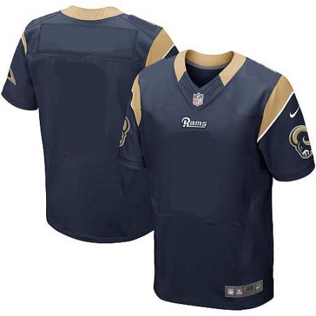 [Elite] St. Louis Football Team Jersey -St. Louis Jersey (Blank, Blue)