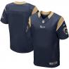 [Elite] St. Louis Football Team Jersey -St. Louis Jersey (Blank, Blue)