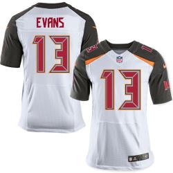 [Elite] Evans Tampa Bay Football Team Jersey -Tampa Bay #13 Mike Evans Jersey (White, new)