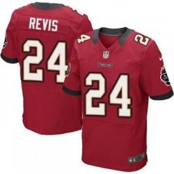 [Elite] Revis Tampa Bay Football Team Jersey -Tampa Bay #24 Darrelle Revis Jersey (Red)