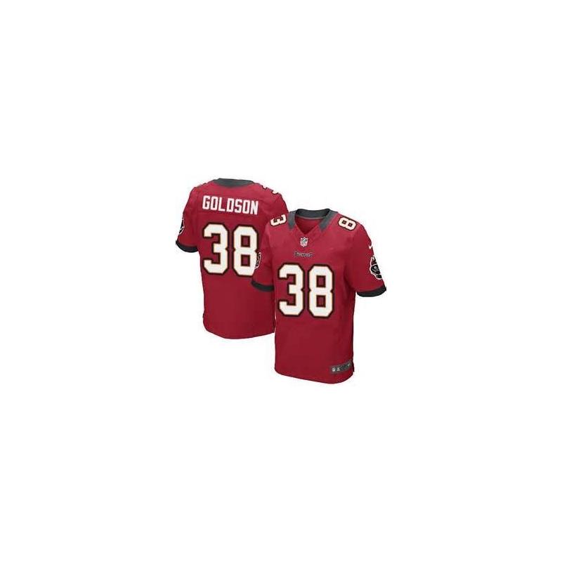 [Elite] Goldson Tampa Bay Football Team Jersey -Tampa Bay #38 Dashon Goldson Jersey (Red)