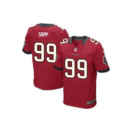 [Elite] Sapp Tampa Bay Football Team Jersey -Tampa Bay #99 Warren Sapp Jersey (Red)