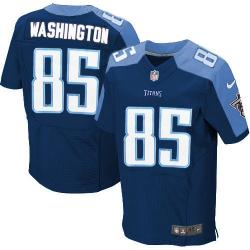 [Elite] Washington Tennessee Football Team Jersey -Tennessee #85 Nate Washington Jersey (Navy Blue)