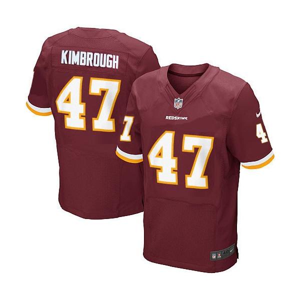 [Elite] kimbrough Washington Football Team Jersey -Washington #47 Jeremy kimbrough Jersey (Red)