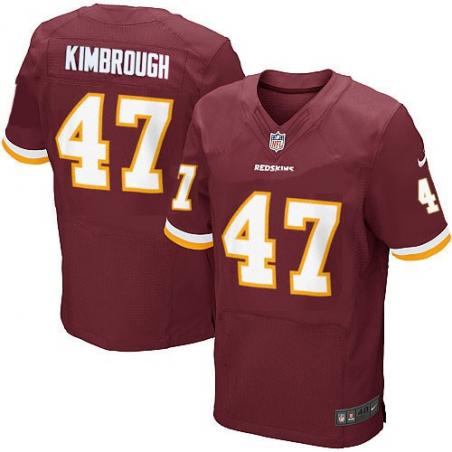 [Elite] kimbrough Washington Football Team Jersey -Washington #47 Jeremy kimbrough Jersey (Red)