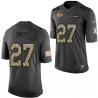 [Mens/Womens/Youth]Smith Kansas City Football Team Jerseys -Kansas City #27 Sean Smith Salute To Service Jersey
