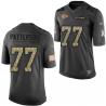[Mens/Womens/Youth]Patterson Kansas City Football Team Jerseys -Kansas City #77 Lucas Patterson Salute To Service Jersey