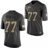 [Mens/Womens/Youth]Pitoitua Kansas City Football Team Jerseys -Kansas City #77 Ropati Pitoitua Salute To Service Jersey