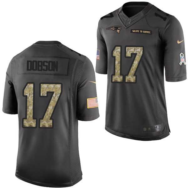 [Mens/Womens/Youth]Dobson New England Football Team Jerseys -New England #17 Aaron Dobson Salute To Service Jersey