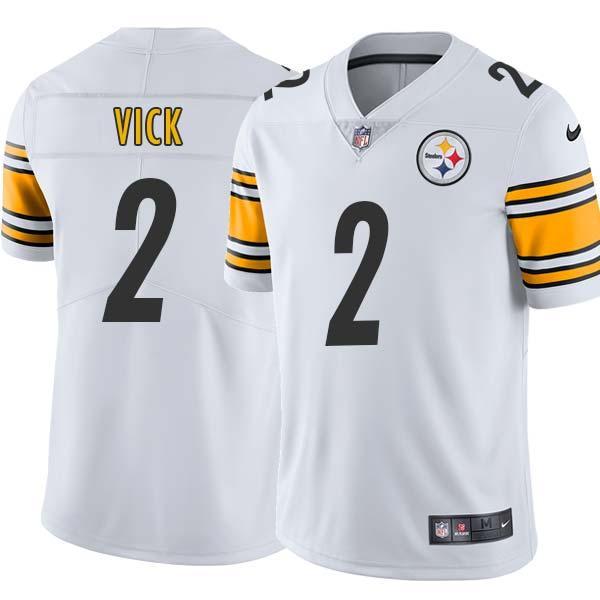 White Mens Womens Youth Michael Vick Steelers #2 Stitched American Football Jersey