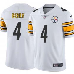 White Mens Womens Youth Jordan Berry Steelers #4 Stitched American Football Jersey