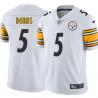 White Mens Womens Youth Joshua Dobbs Steelers #5 Stitched American Football Jersey