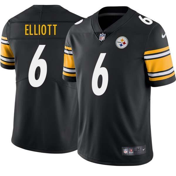 Black Mens Womens Youth Jim Elliott Steelers #6 Stitched American Football Jersey