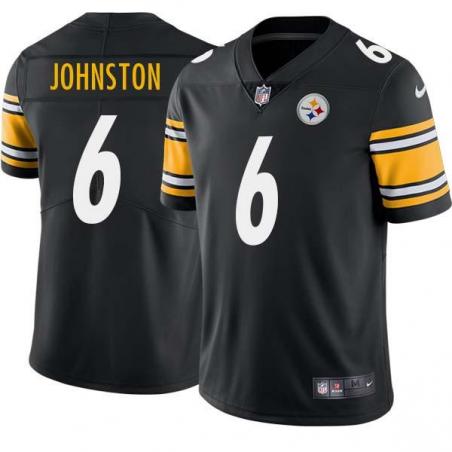 Black Mens Womens Youth Swede Johnston Steelers #6 Stitched American Football Jersey