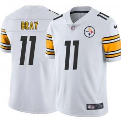 White Mens Womens Youth Maury Bray Steelers #11 Stitched American Football Jersey