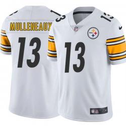 White Mens Womens Youth Lee Mulleneaux Steelers #13 Stitched American Football Jersey