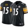 Black Mens Womens Youth George Izo Steelers #15 Stitched American Football Jersey