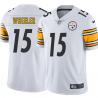 White Mens Womens Youth Ernie Wheeler Steelers #15 Stitched American Football Jersey
