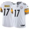 White Mens Womens Youth Rick Engles Steelers #17 Stitched American Football Jersey