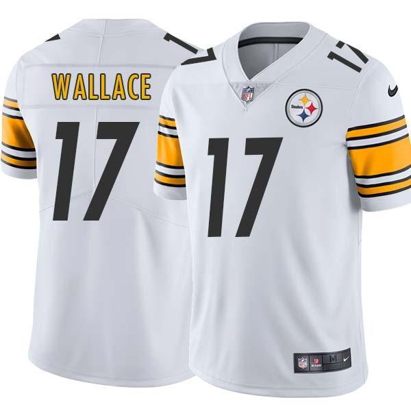White Mens Womens Youth Mike Wallace Steelers #17 Stitched American Football Jersey