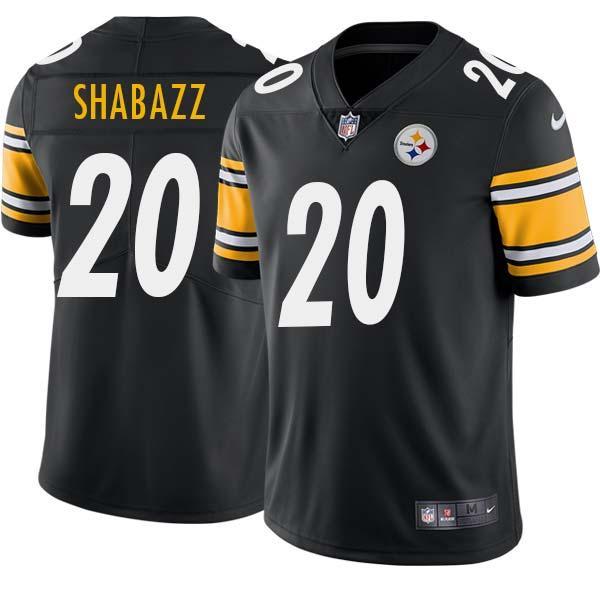Black Mens Womens Youth Al-Hajj Shabazz Steelers #20 Stitched American Football Jersey