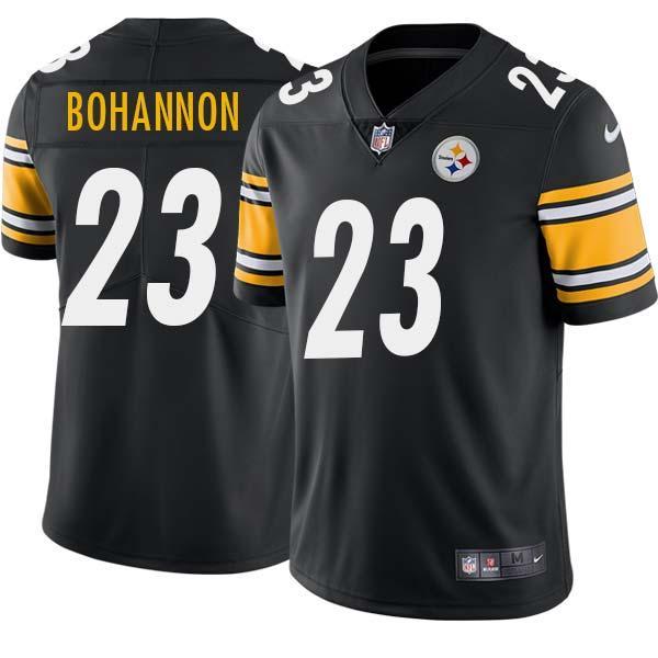 Black Mens Womens Youth Fred Bohannon Steelers #23 Stitched American Football Jersey