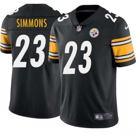 Black Mens Womens Youth Jason Simmons Steelers #23 Stitched American Football Jersey