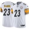 White Mens Womens Youth Mike Wagner Steelers #23 Stitched American Football Jersey