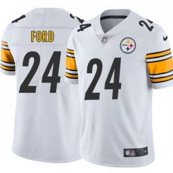 White Mens Womens Youth Henry Ford Steelers #24 Stitched American Football Jersey