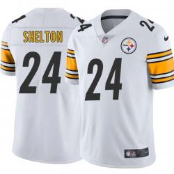 White Mens Womens Youth Richard Shelton Steelers #24 Stitched American Football Jersey