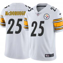White Mens Womens Youth Coley McDonough Steelers #25 Stitched American Football Jersey