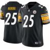 Black Mens Womens Youth Frank Minini Steelers #25 Stitched American Football Jersey