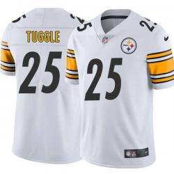 White Mens Womens Youth Anthony Tuggle Steelers #25 Stitched American Football Jersey