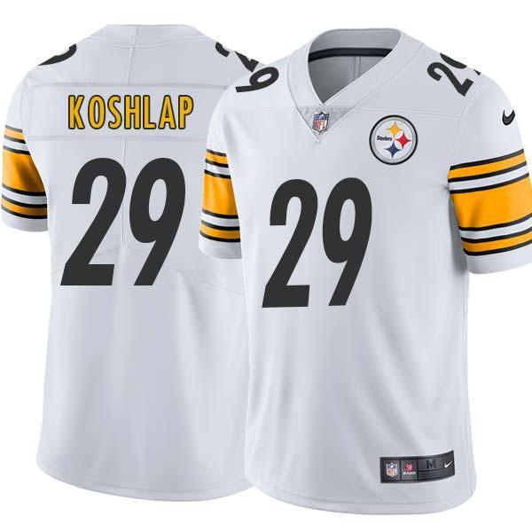 White Mens Womens Youth Julie Koshlap Steelers #29 Stitched American Football Jersey