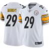 White Mens Womens Youth Ryan Mundy Steelers #29 Stitched American Football Jersey