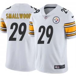 White Mens Womens Youth Wendell Smallwood Steelers #29 Stitched American Football Jersey