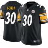 Black Mens Womens Youth George Gonda Steelers #30 Stitched American Football Jersey