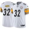 White Mens Womens Youth Toimi Jarvi Steelers #32 Stitched American Football Jersey