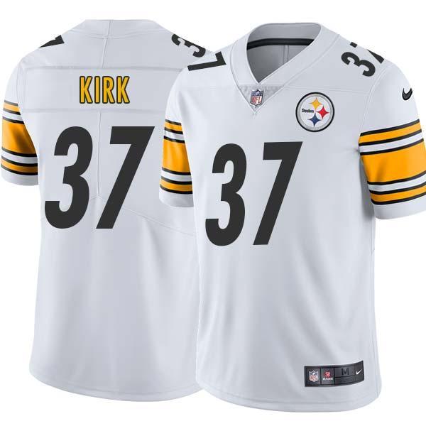 White Mens Womens Youth Ken Kirk Steelers #37 Stitched American Football Jersey