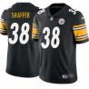 Black Mens Womens Youth George Shaffer Steelers #38 Stitched American Football Jersey