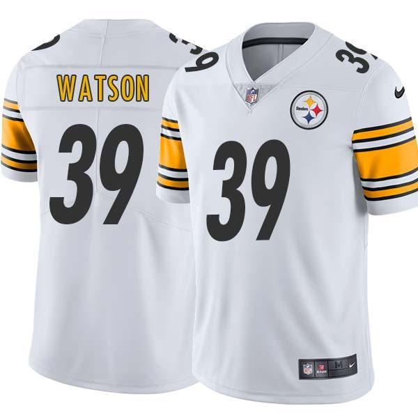 White Mens Womens Youth Sid Watson Steelers #39 Stitched American Football Jersey