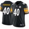 Black Mens Womens Youth John Popovich Steelers #40 Stitched American Football Jersey