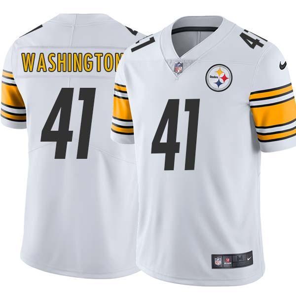 White Mens Womens Youth Sam Washington Steelers #41 Stitched American Football Jersey
