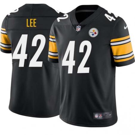 Black Mens Womens Youth Bernie Lee Steelers #42 Stitched American Football Jersey
