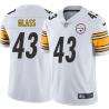 White Mens Womens Youth Glenn Glass Steelers #43 Stitched American Football Jersey