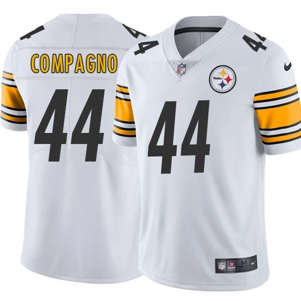 White Mens Womens Youth Tony Compagno Steelers #44 Stitched American Football Jersey